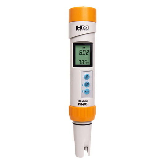 HM Digital PH200 - Ph Meter Professional Waterproof Ph/Temp