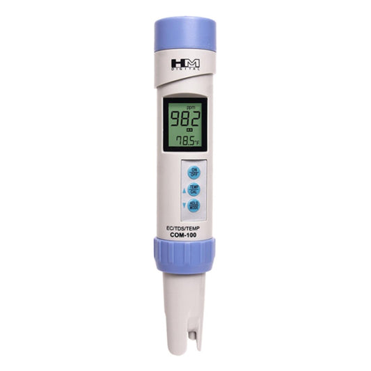 HM Digital COM-100 - EC Meter Professional Waterproof EC/TDS/Temp Meter