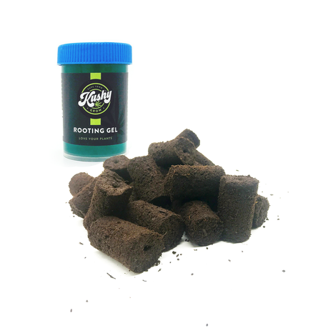 Kushy 90ml Rooting Gel with 48 Pack Propagation Glue Plugs