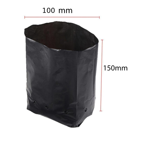 200 Pack Nursery Plant Bags 10cm x 15cm