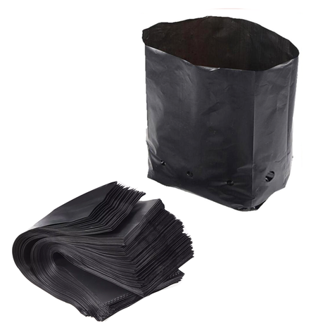 50-Pack Plant Grow Bags 2.5L Nursery Propagation 80 Micron